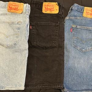 LEVIS MENS 501 SHORTS